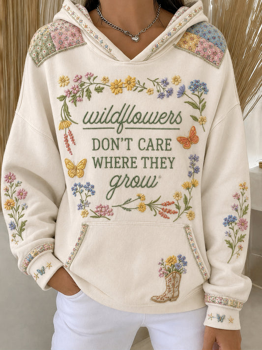 Women's Rip Country Music Lover Queen of Country Printed Hoodie
