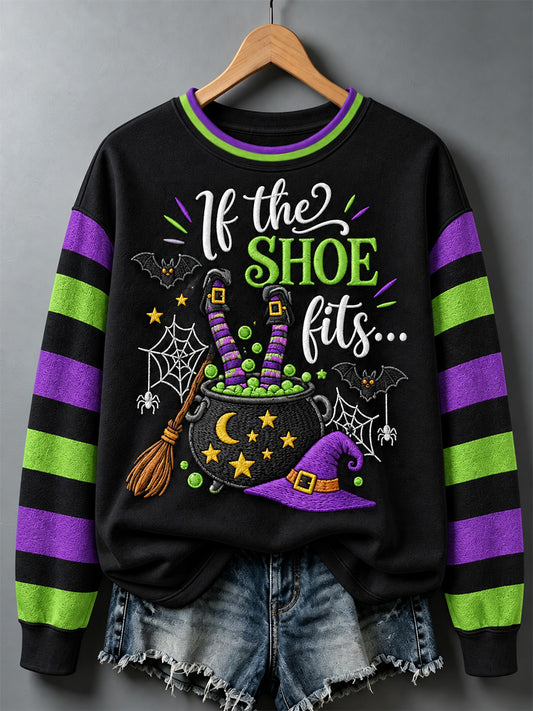 Women's If The Shoes Fits Print Sweatshirt