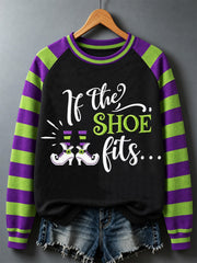 Women's If The Shoes Fits Print Sweatshirt