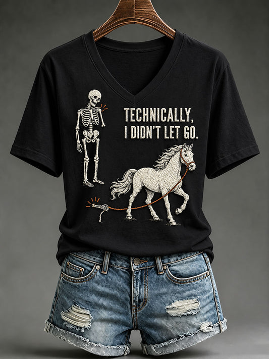 Women's Technically I Didon't Let Go Short-sleeved T-shirt