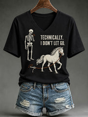 Women's Technically I Didon't Let Go Short-sleeved T-shirt