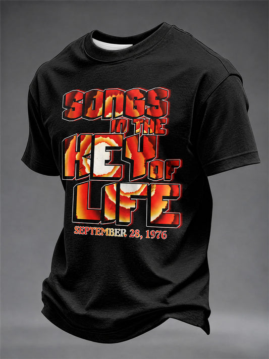 Men's 70s Soul Music Graphic T-shirt
