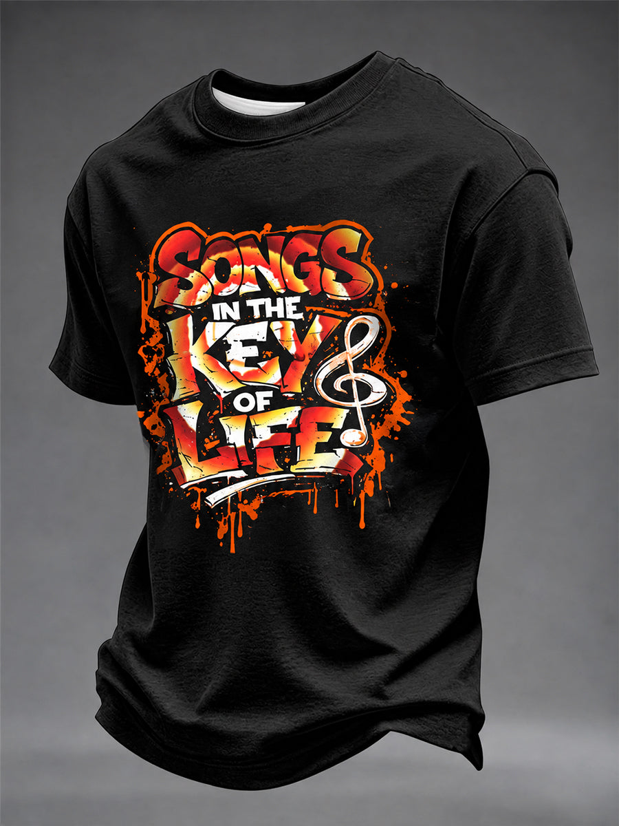 Men's 70s Soul Music Graphic T-shirt