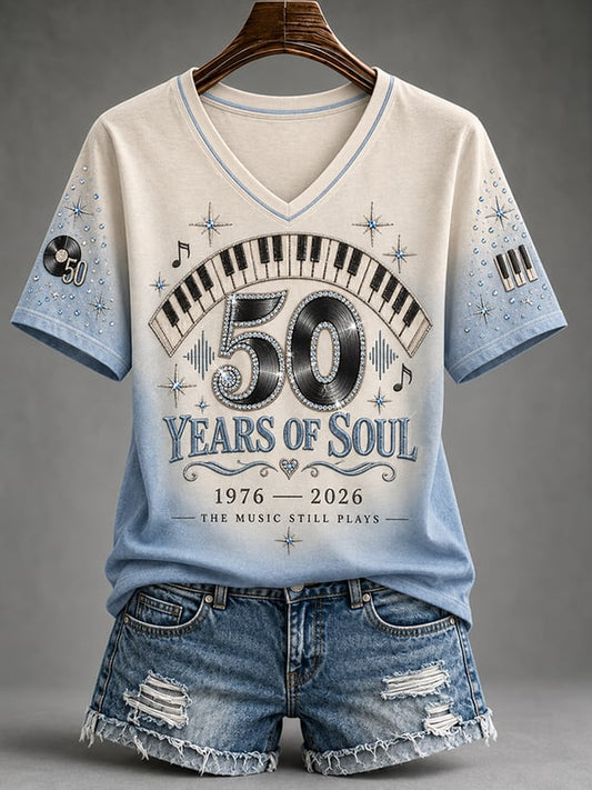 Women's Soul Musician Short-sleeved T-shirt