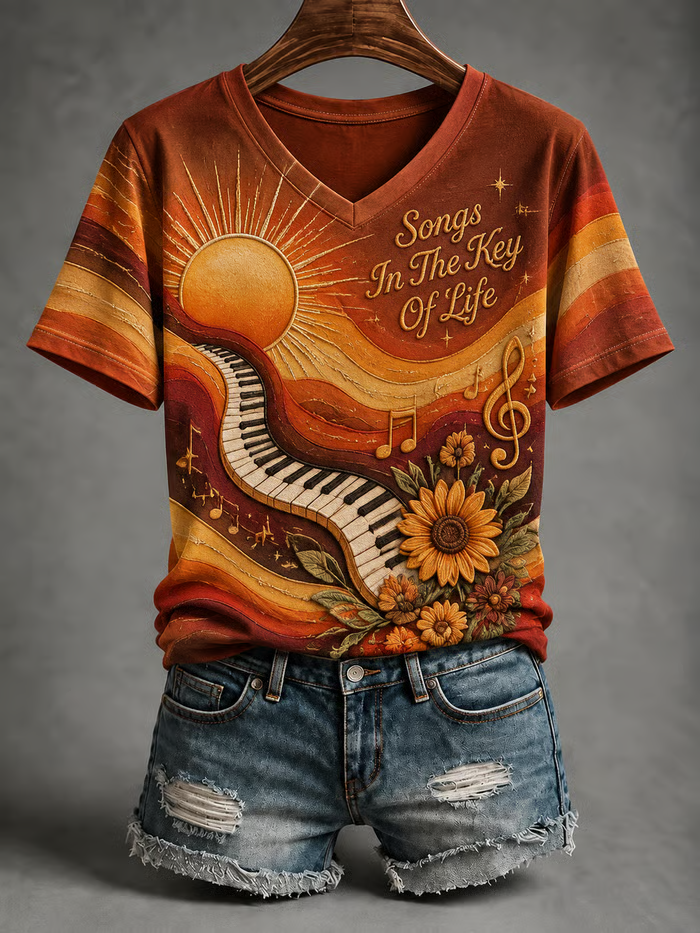 Women's Soul Musician Short-sleeved T-shirt