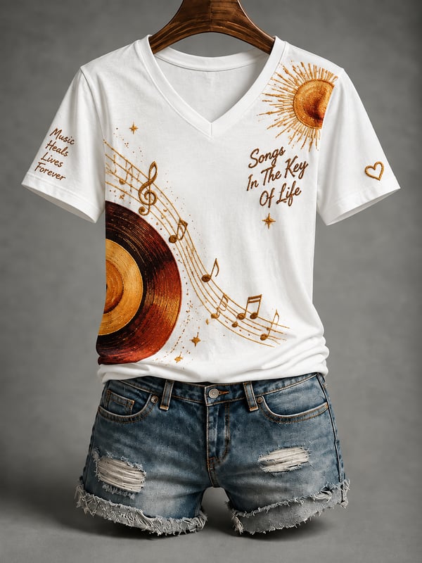 Women's Soul Musician Short-sleeved T-shirt