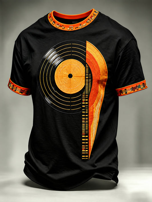 Men's music Printed T-shirt