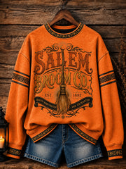Women's Halloween Print Sweatshirt
