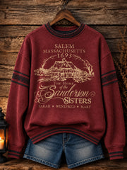 Women's Halloween Print Sweatshirt