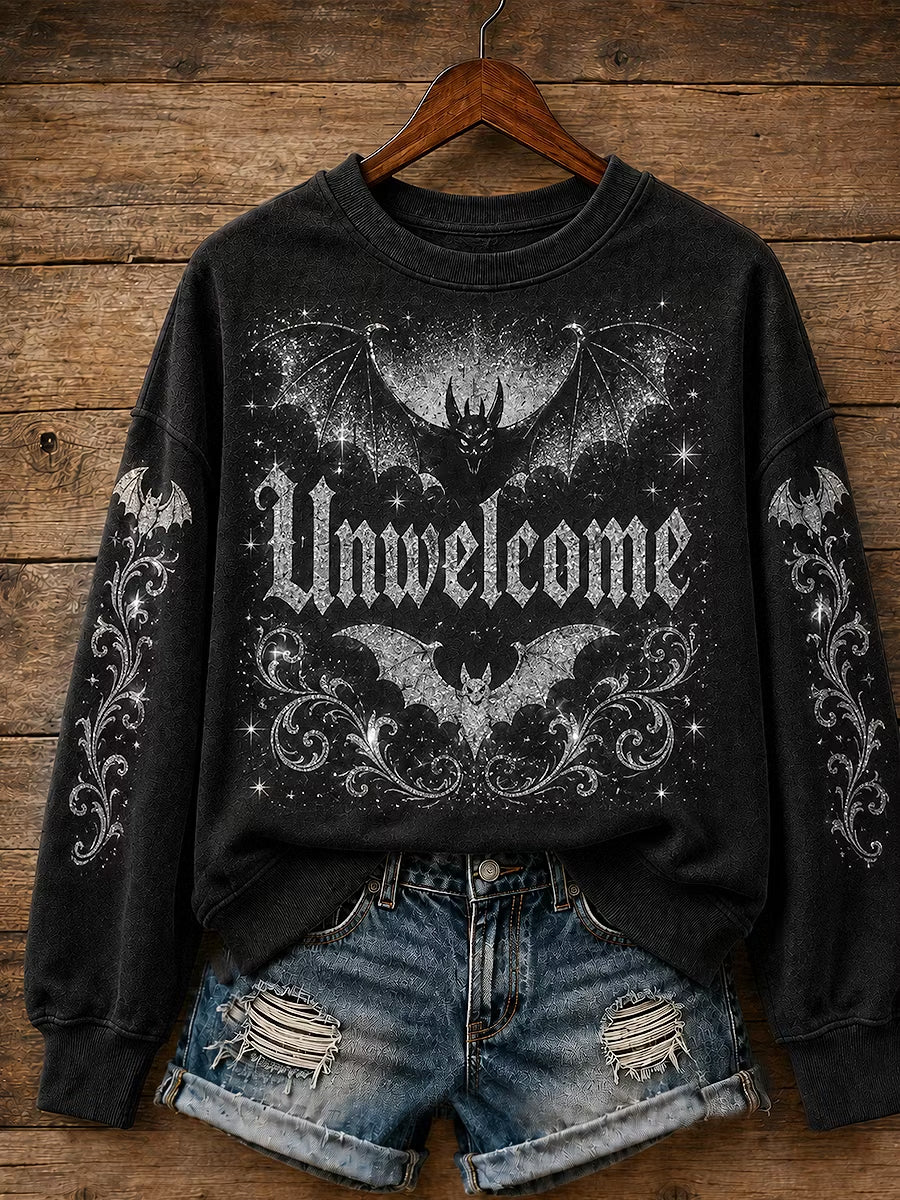 Women's Halloween Print Sweatshirt