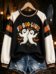 Women's Faboolous Halloween Printed Regular Sweatshirt