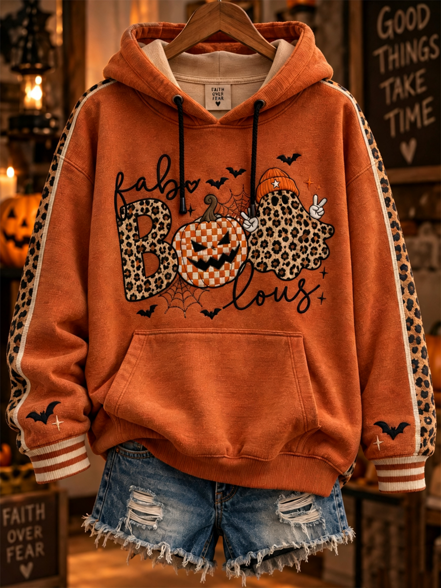 Women's Faboolous Halloween Printed hoodie
