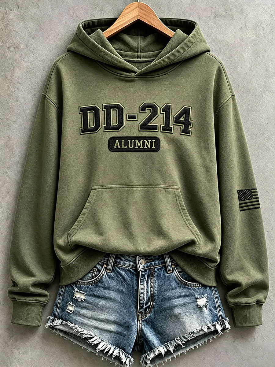 Women's DD-214 Alumni Print Hoodies